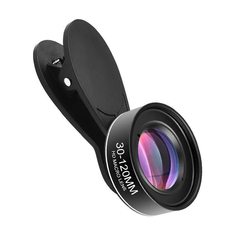 Phone Camera Lens 30-120mm Macro Lens Long Distance 4K HD Mobile Phones Accessories Lens CPL Star Filter for iPhone X Smartphone