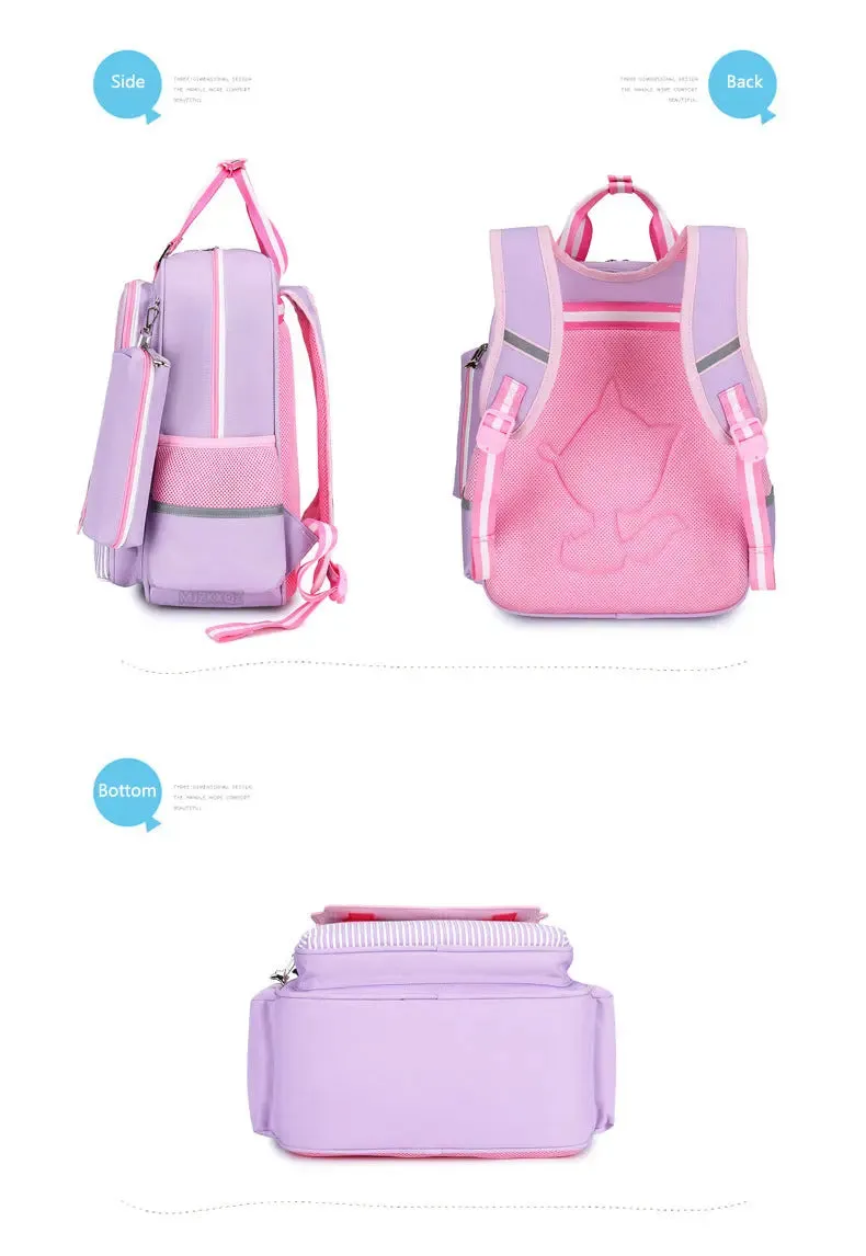 Pink Children's School Backpack - Model 4104