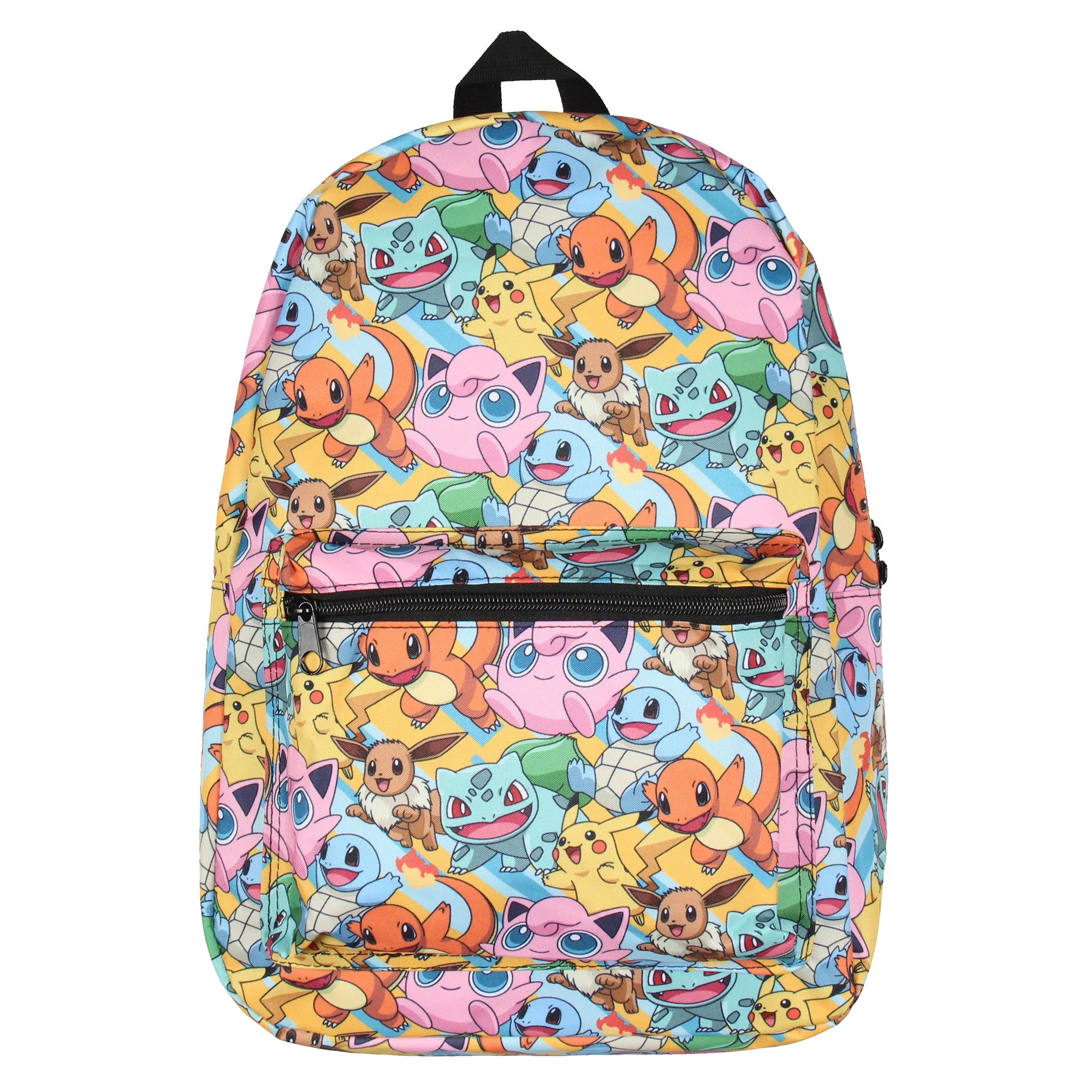 Pokemon Backpack Sublimated Character Laptop School Travel Backpack