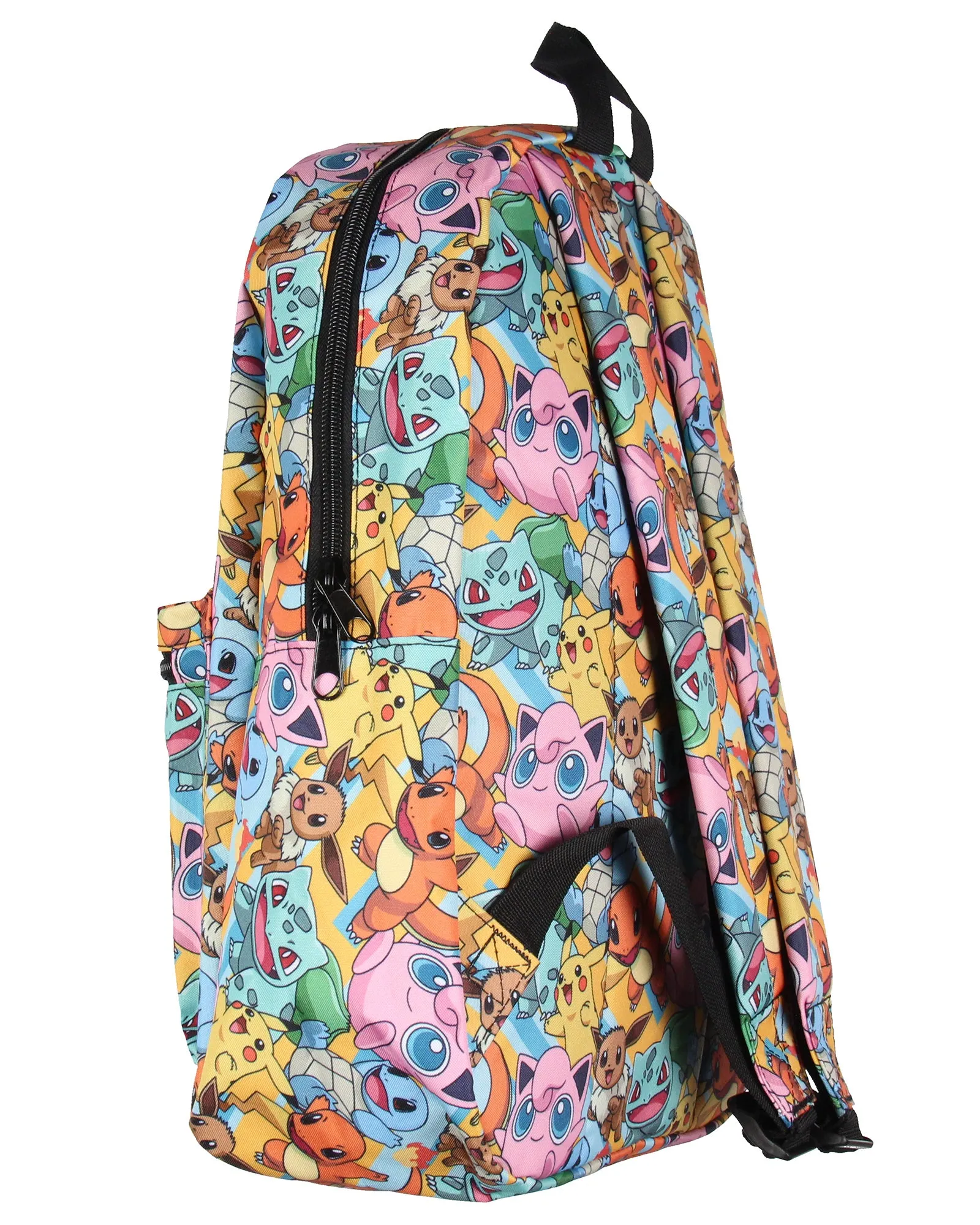 Pokemon Backpack Sublimated Character Laptop School Travel Backpack