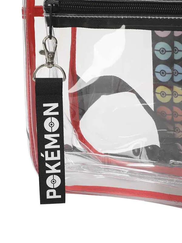 Pokémon Clear Vinyl Backpack & All Over Print Utility Case