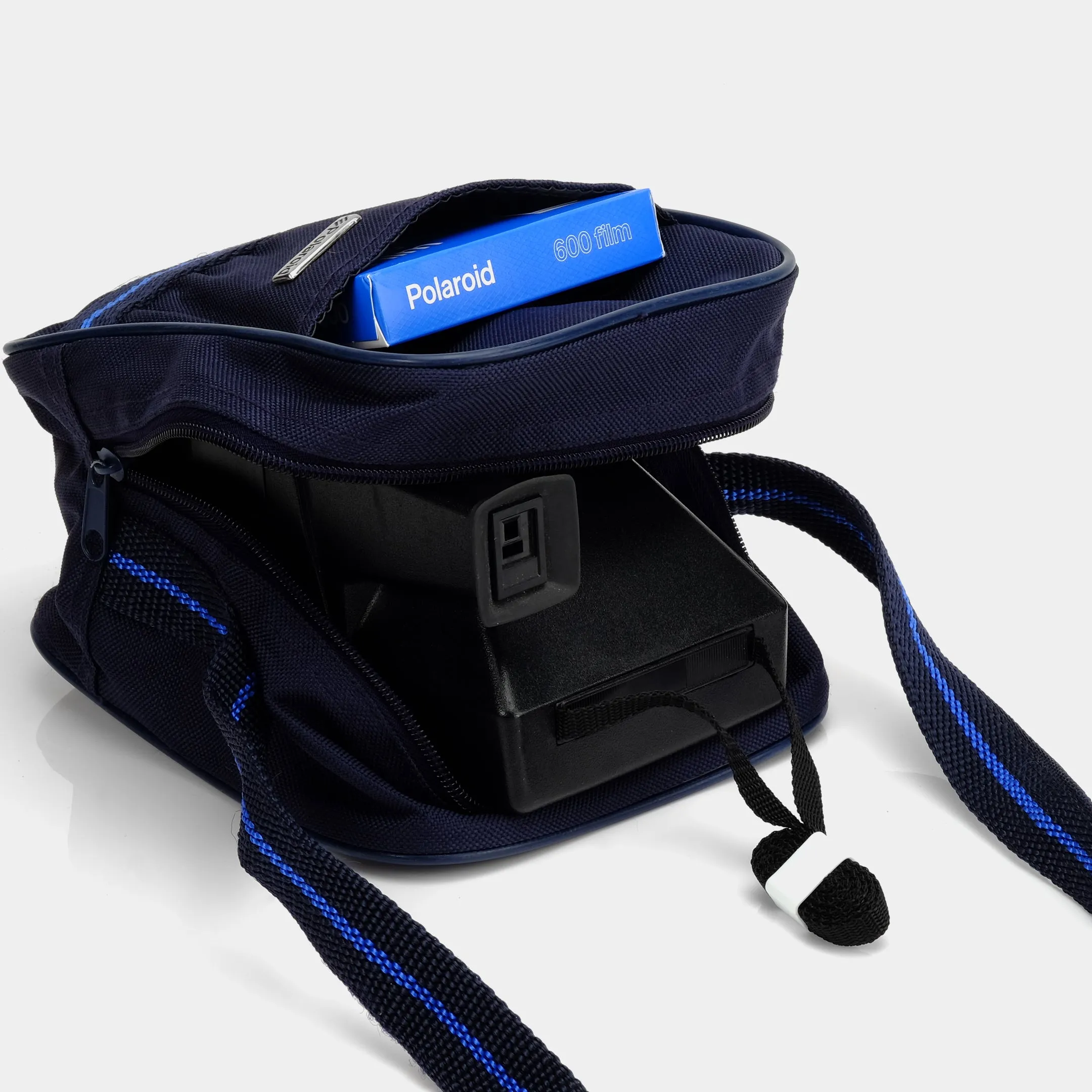 Polaroid Stitch Bag - Navy Blue