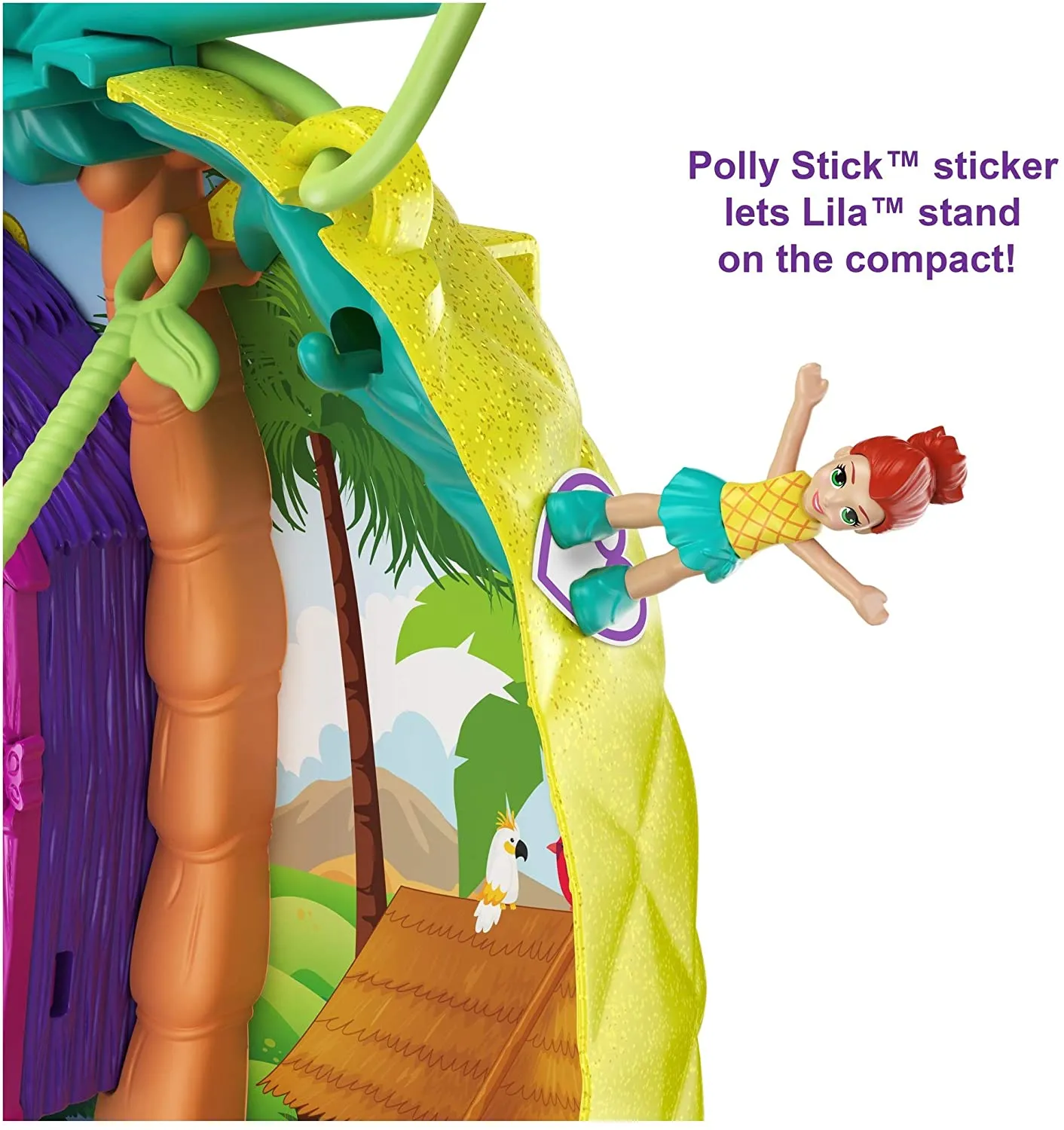 Polly Pocket Polly & Lila Tropicool Pineapple Wearable Purse