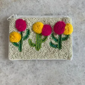 Pom Pom Cactus Coin Purse