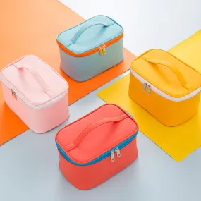 Portable cosmetic bag ins style portable travel skin care product female cute toiletry bag cosmetics storage bag