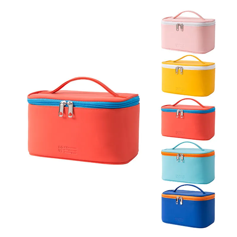 Portable cosmetic bag ins style portable travel skin care product female cute toiletry bag cosmetics storage bag