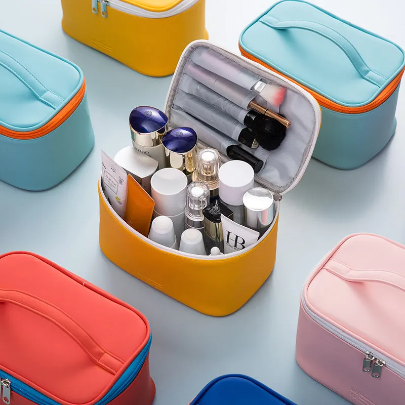 Portable cosmetic bag ins style portable travel skin care product female cute toiletry bag cosmetics storage bag