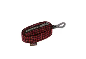 Proper Pup Poop Bag Dispenser, Houndstooth Red/Black by P.L.A.Y.