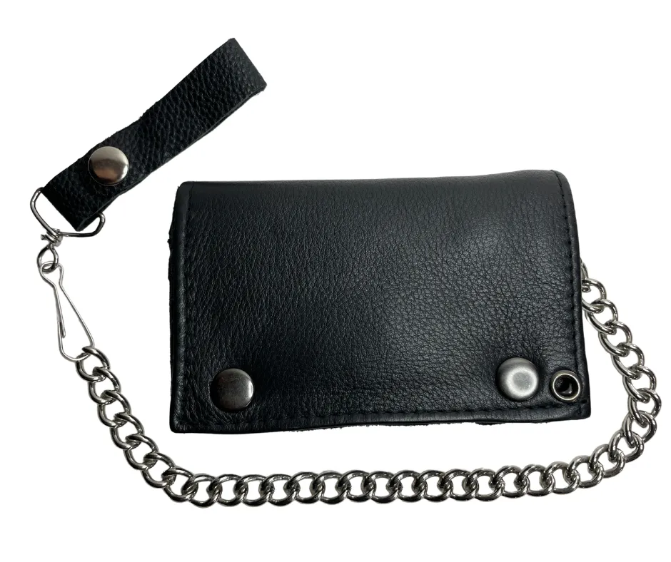 "The Independent" Trifold Chain Wallet