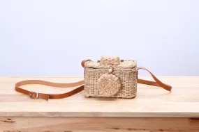 Rattan Wicker Camera Bag