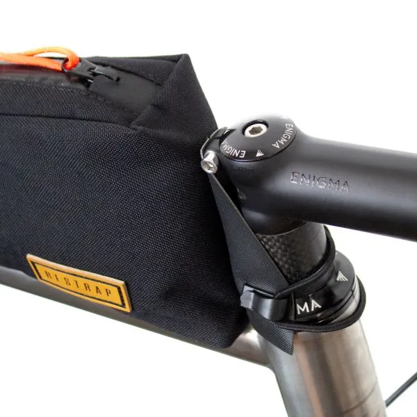 Restrap Bolt On Top Tube Bag 0.8L - Black