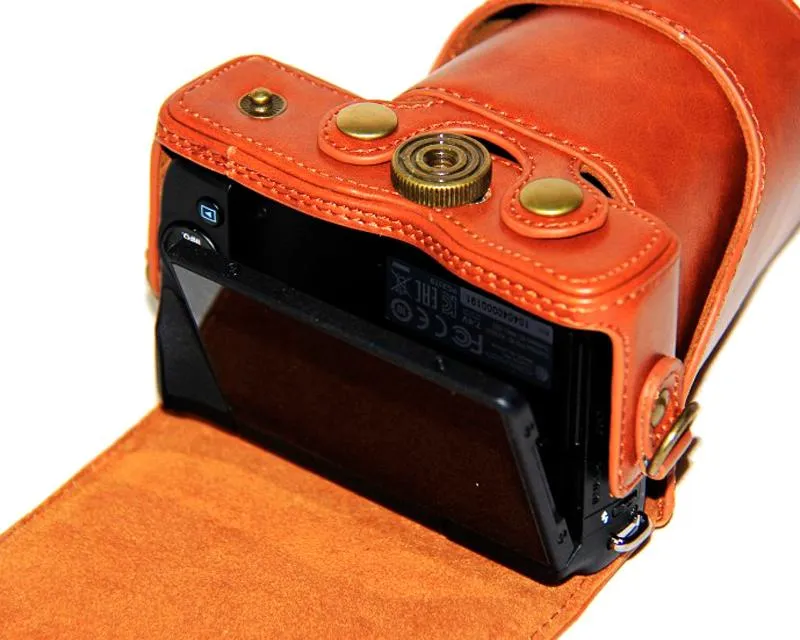 Retro Canon EOS M10 Leather Camera Case