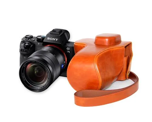 Retro Sony Alpha a7II Camera Leather Case