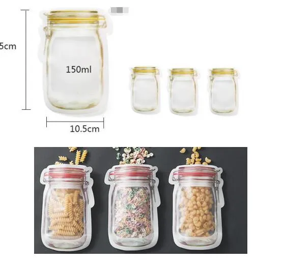 Reusable Snack Storage Bag Nut Biscuit Waterproof Sealed Food Storage Bag Snack Storage Travel Food Assortmen Bag