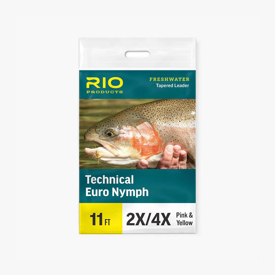 RIO - Technical Euro Nymph Leader w/ Tippet Ring - Leader