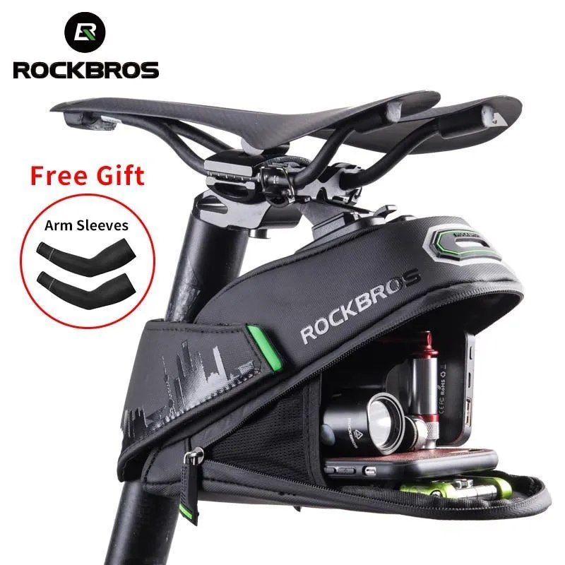 ROCKBROS Rainproof Bicycle Bag Shockproof Bike Saddle Bag