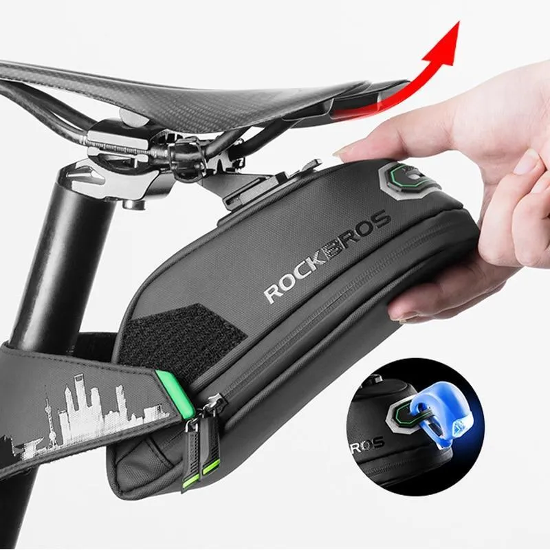 ROCKBROS Rainproof Bicycle Bag Shockproof Bike Saddle Bag