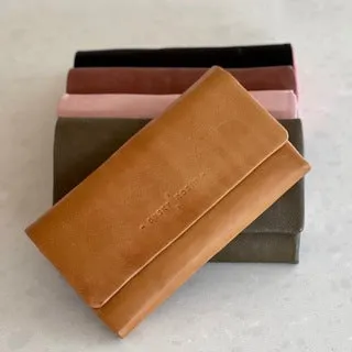 Rose Leather Purse