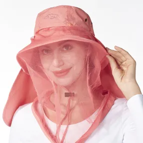 Safari Hats with Mosquito Net Hats-Coral