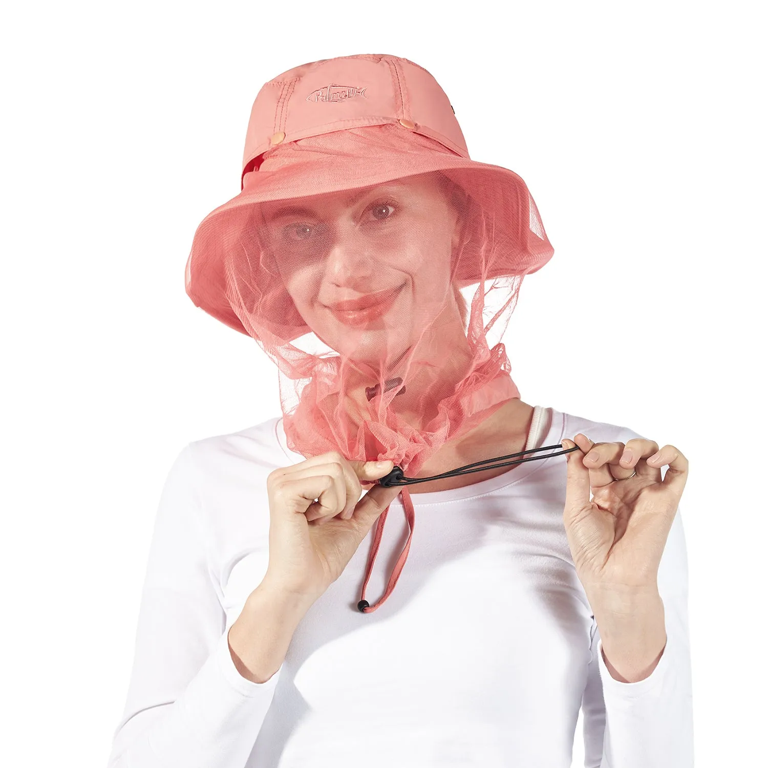 Safari Hats with Mosquito Net Hats-Coral