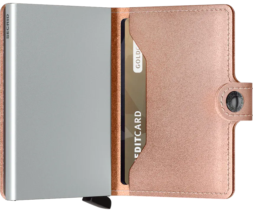 Secrid Miniwallet - Metallic Rose