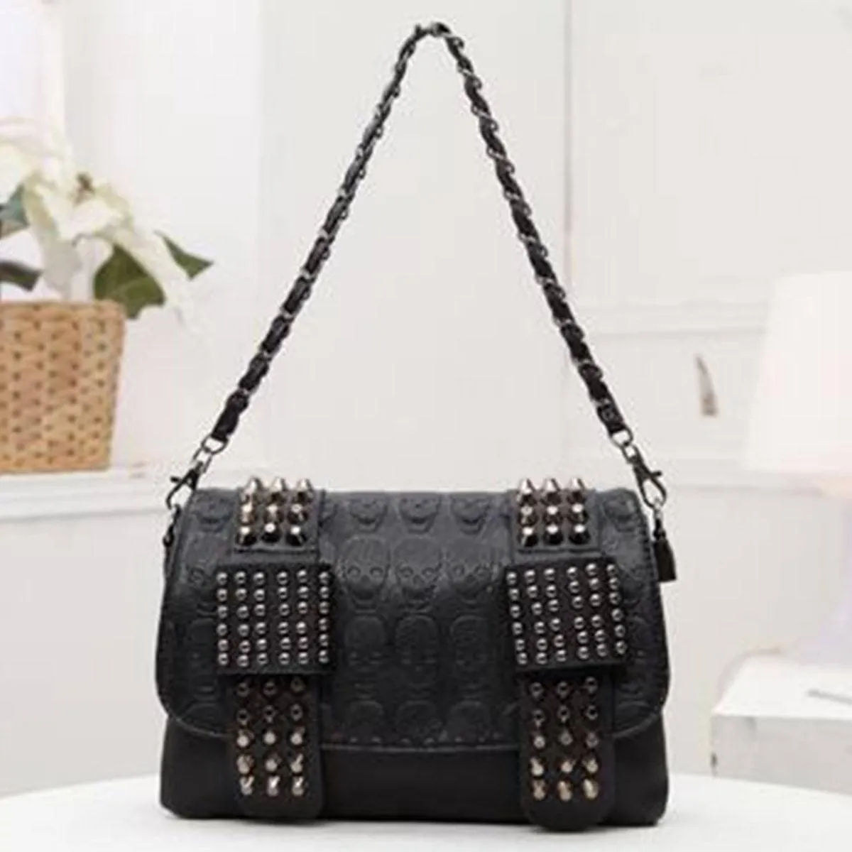 Skulls and Studs Women's Purse