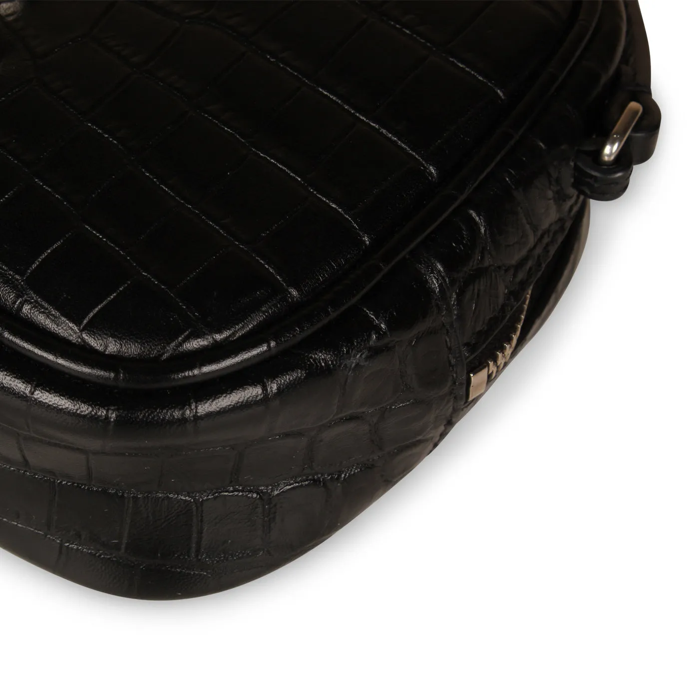 Small Lou Camera Bag- Croc Embossed