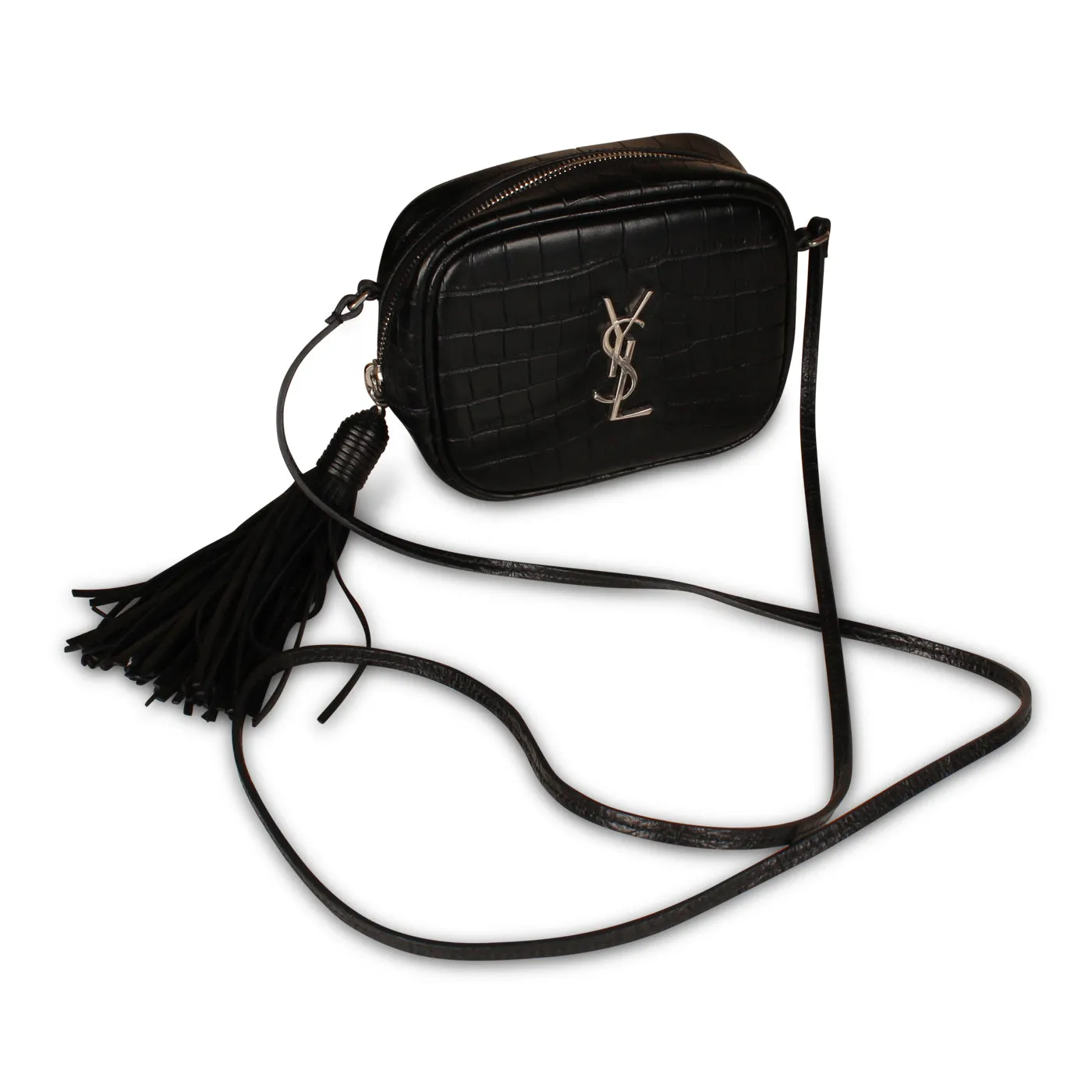 Small Lou Camera Bag- Croc Embossed