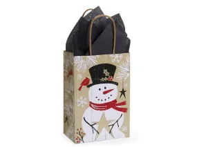 Snowman Gift Bag Rose Size