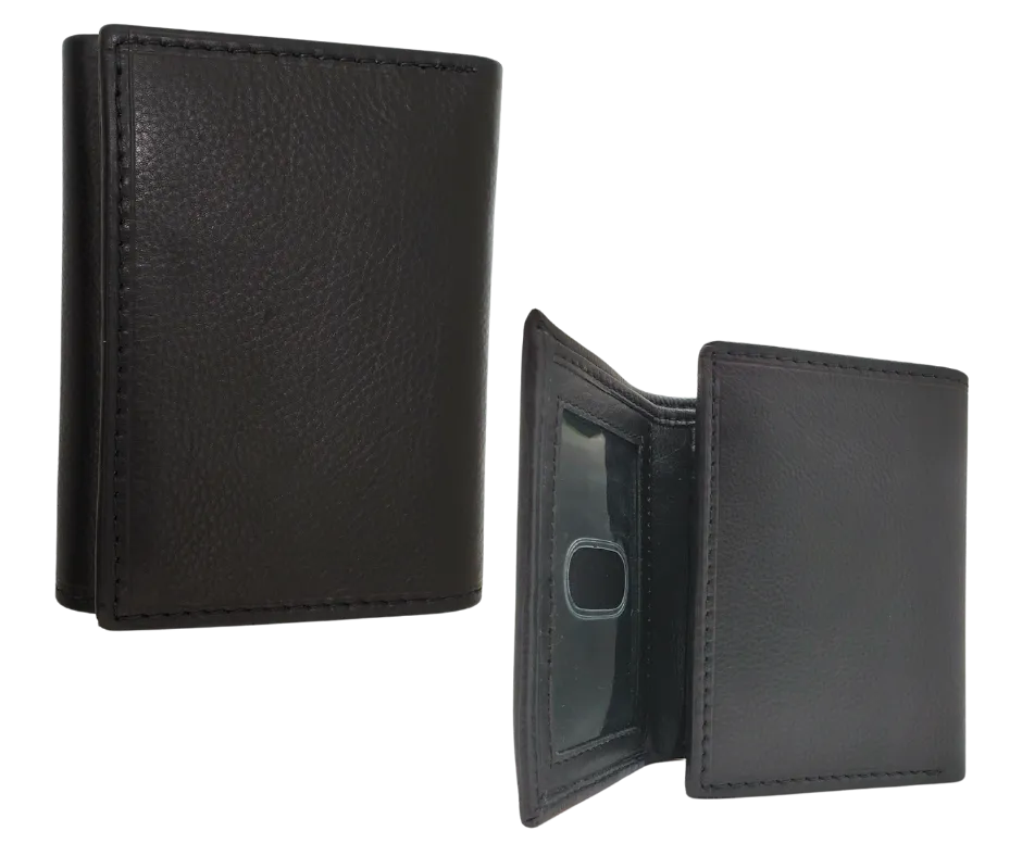 Soft RFID Bi or Tri Fold I.D. Wallet