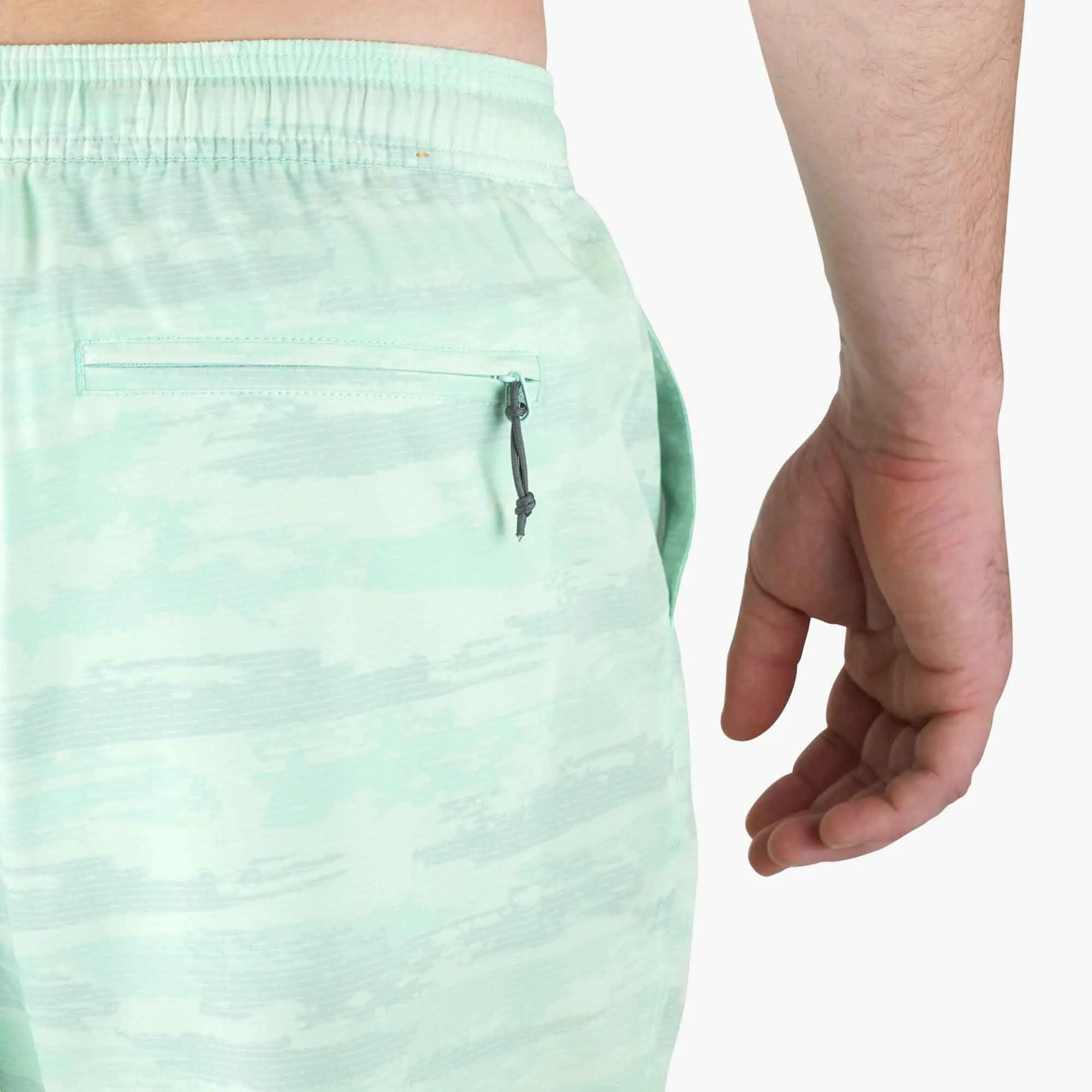 Strike Swim Shorts | Mint Shoreline Camo