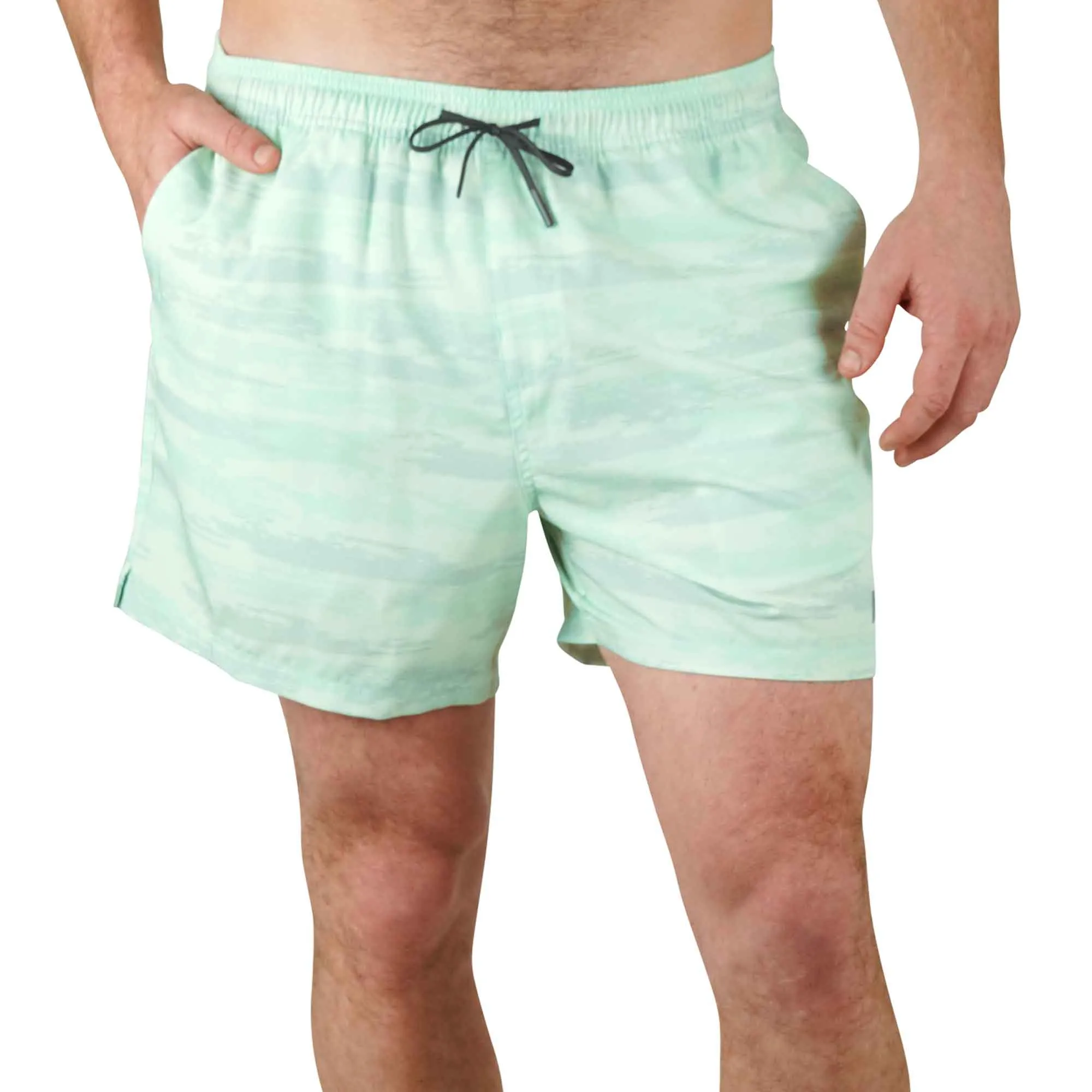 Strike Swim Shorts | Mint Shoreline Camo