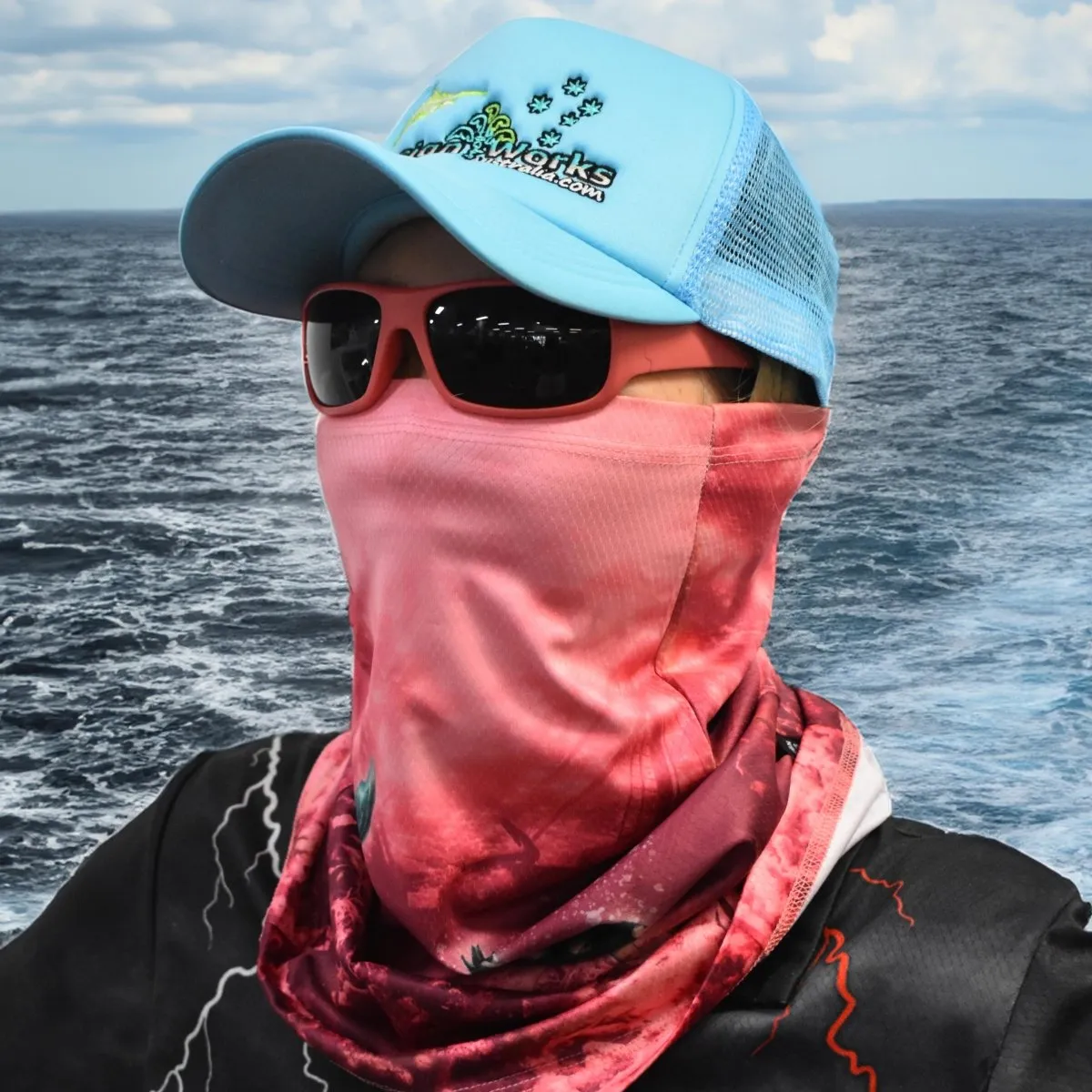 Sun Protective Outdoor Neck Scarf/ Face Mask - Mermaids