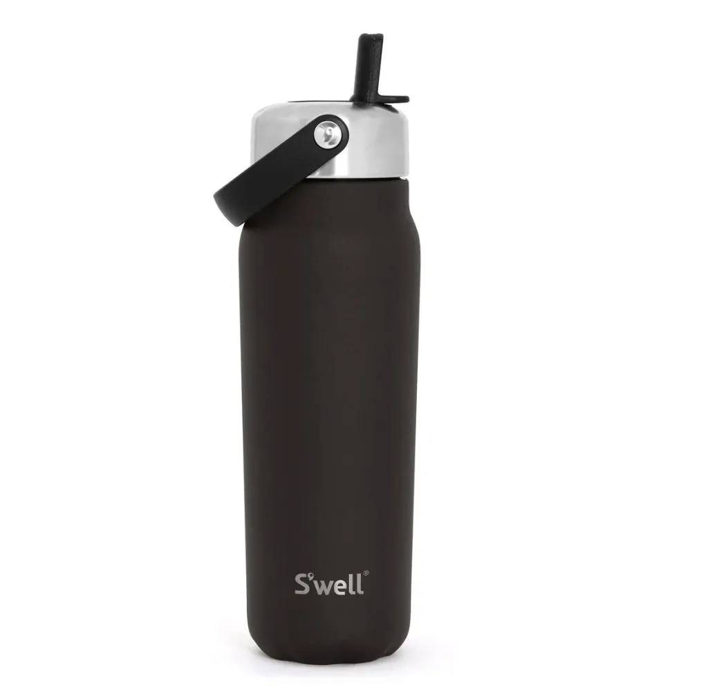 S'well Explorer with Flip Straw Lid – 24oz – Onyx