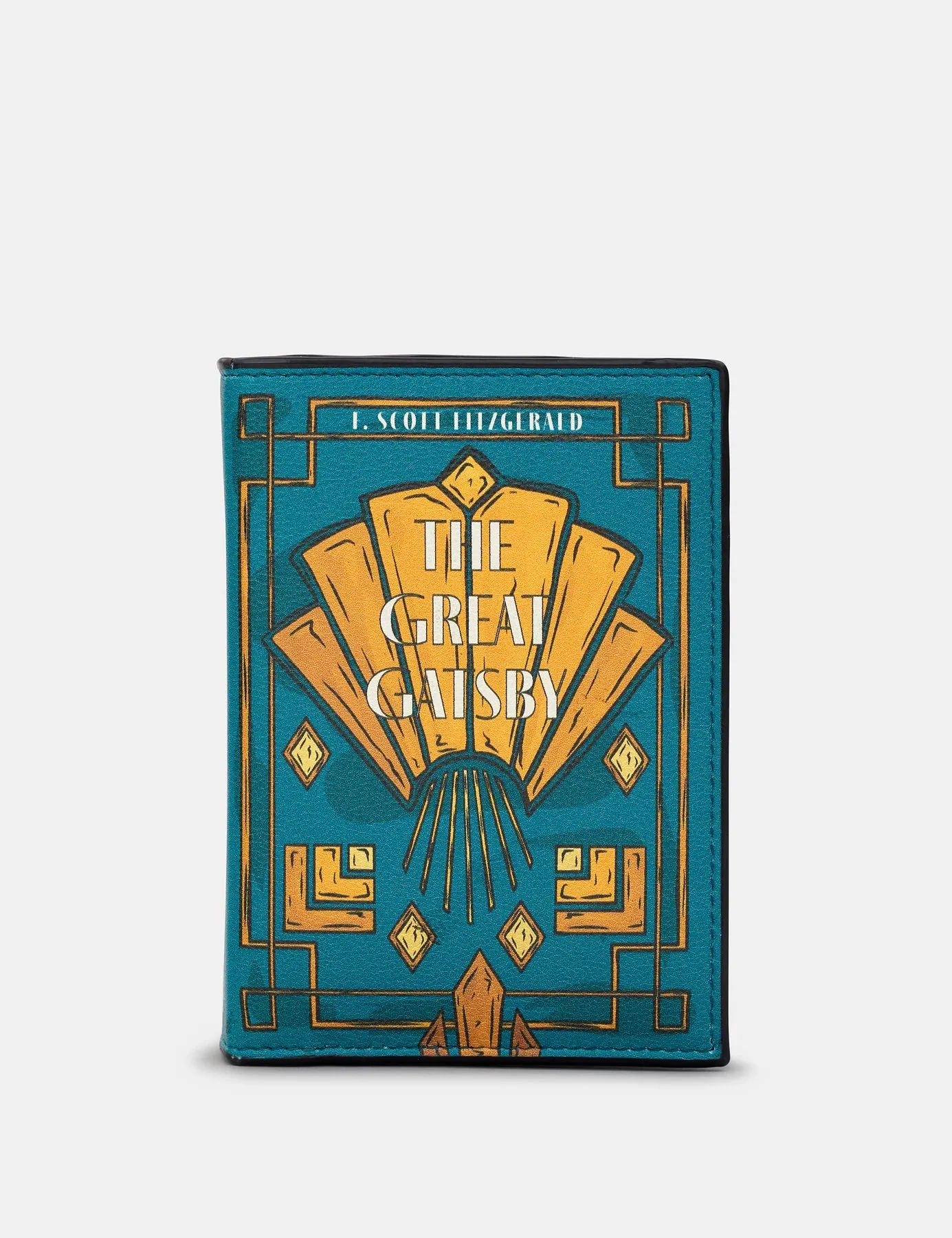 The Great Gatsby Vegan Zip Around Book Purse