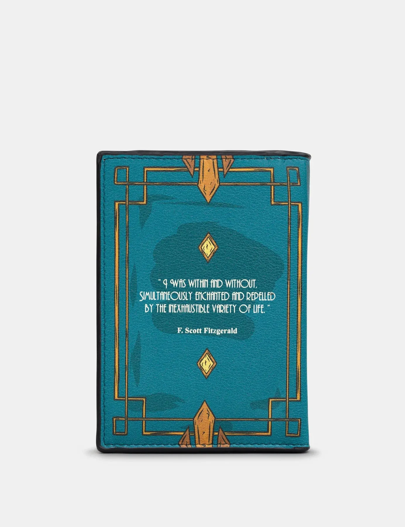 The Great Gatsby Vegan Zip Around Book Purse