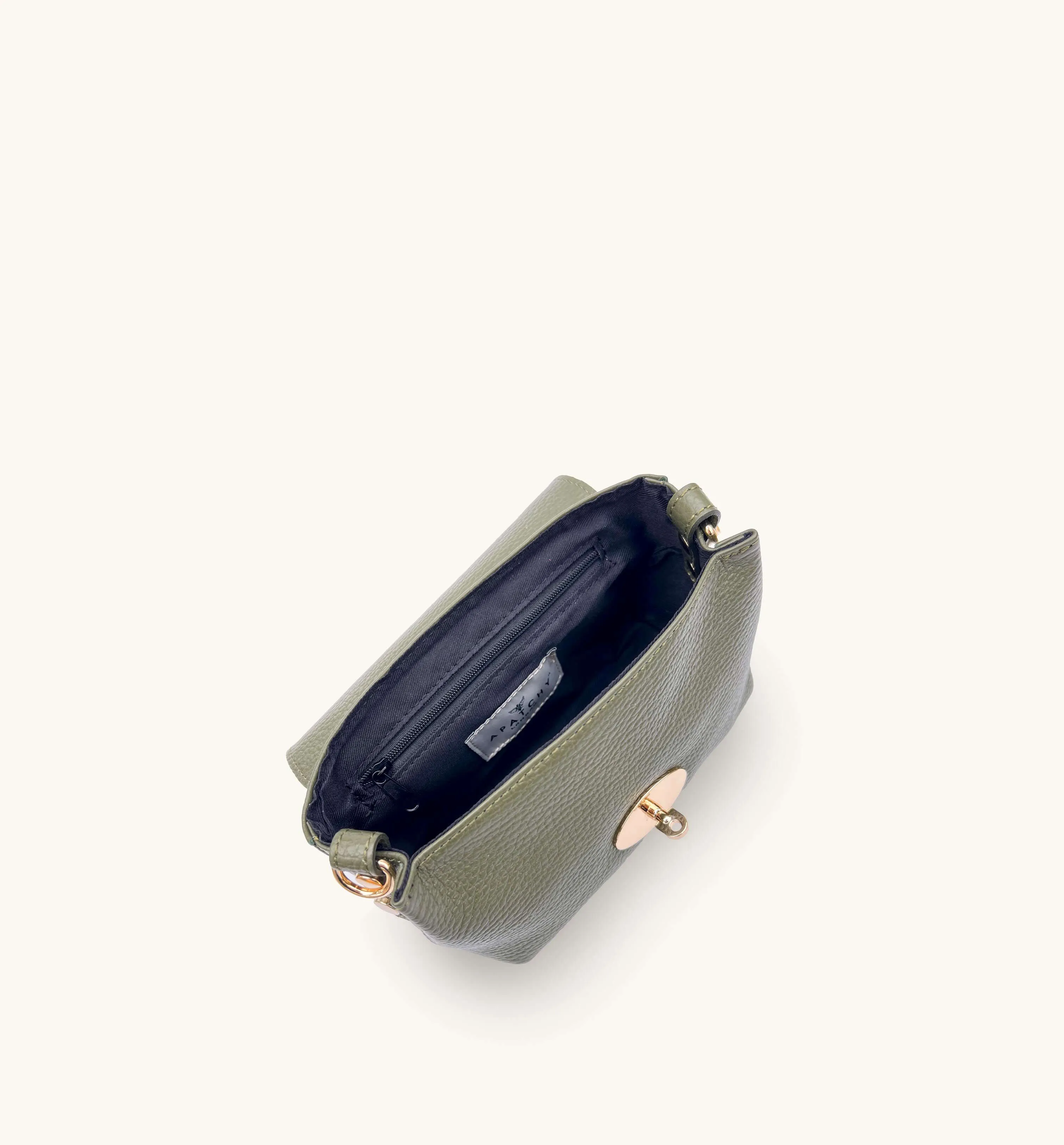 The Maddie Olive Leather Bag