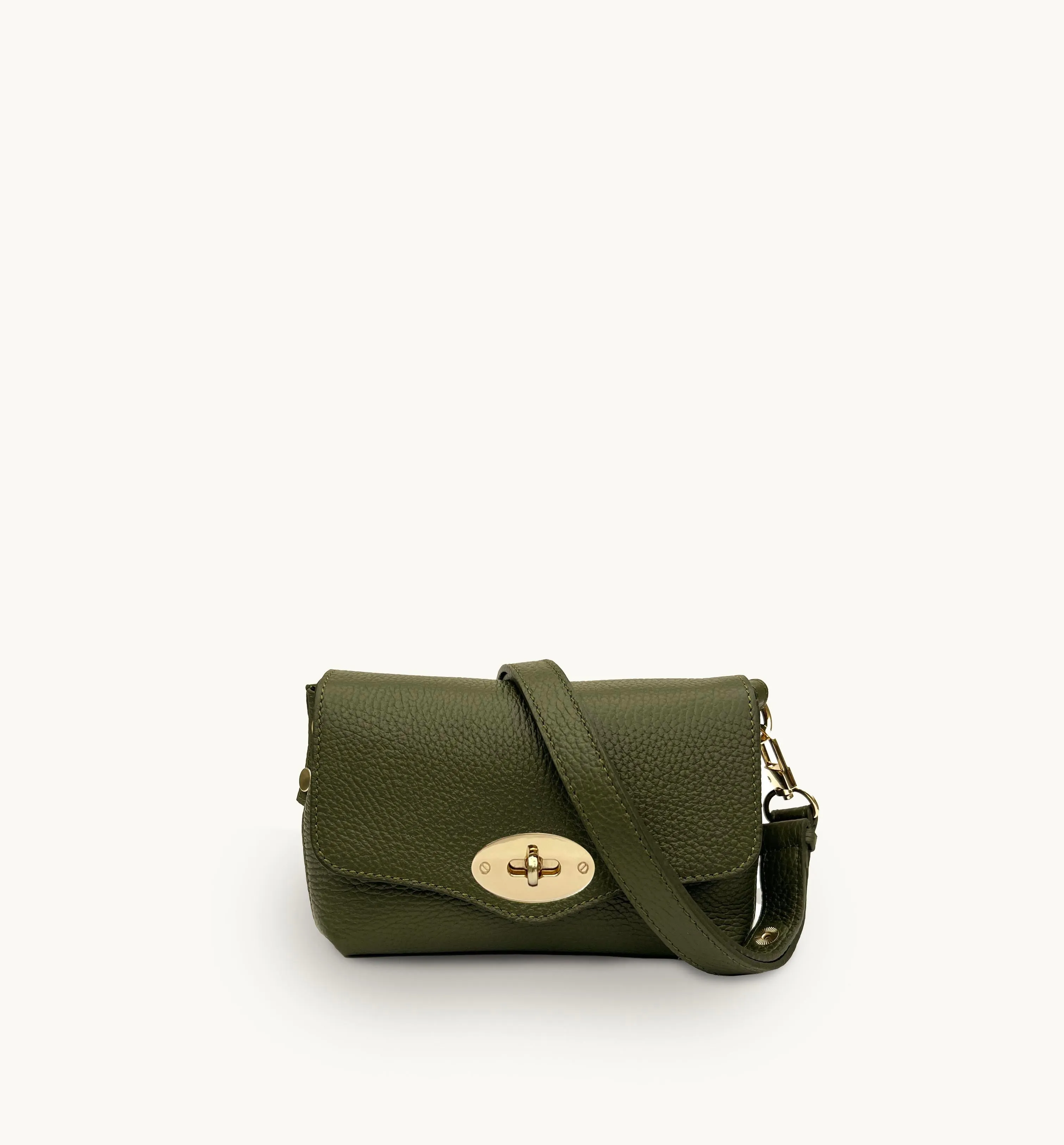 The Maddie Olive Leather Bag