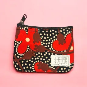 The Polka Poppy BeeKeeper Coin Purse