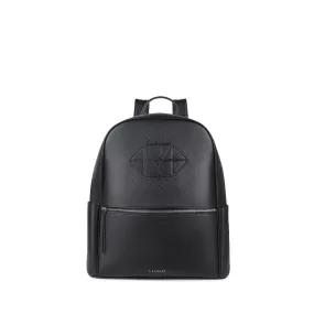 The Vicky - Black Vegan Leather Diaper Bag