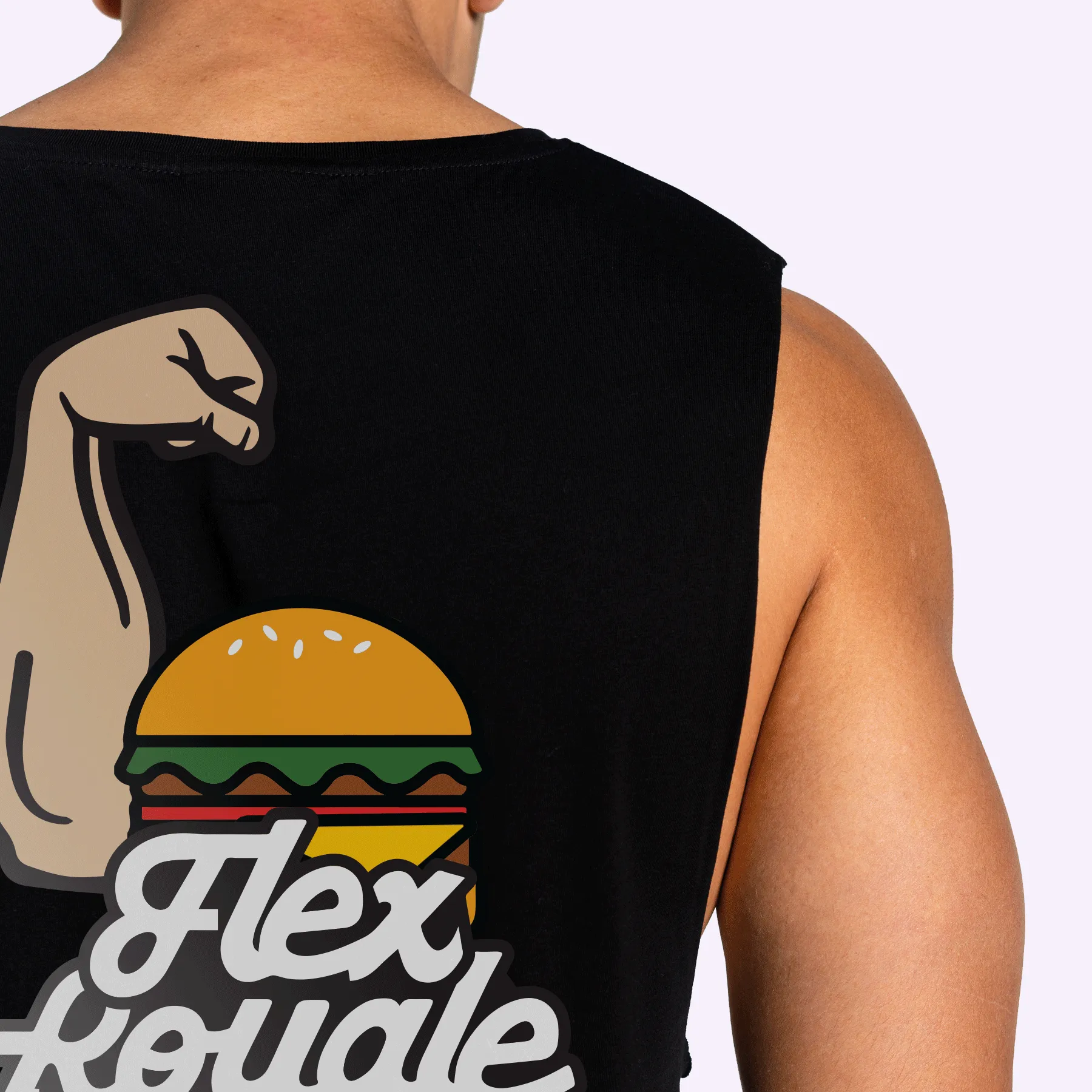 The WOD Life - MEN'S MUSCLE TANK - FLEX ROYALE WITH CHEESE