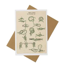 Useful Knots Greetings Card