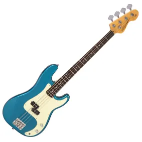 Vintage V40 Coaster Series Bass Guitar ~ Candy Apple Blue