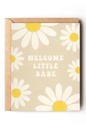 Welcome Little Babe Card