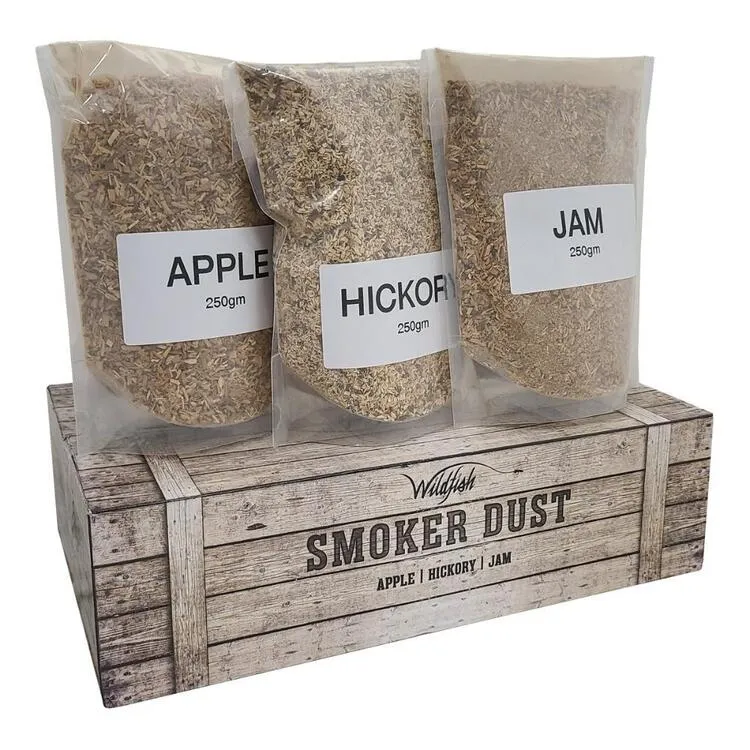 Wildfish Smoker Dust 3 Pack Apple /Hickory/Jam