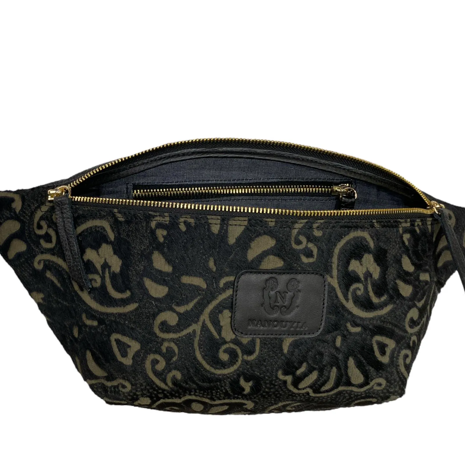 XL BLACK 3D LASER CUT LIMITED EDITION BELT BAG