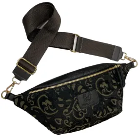 XL BLACK 3D LASER CUT LIMITED EDITION BELT BAG