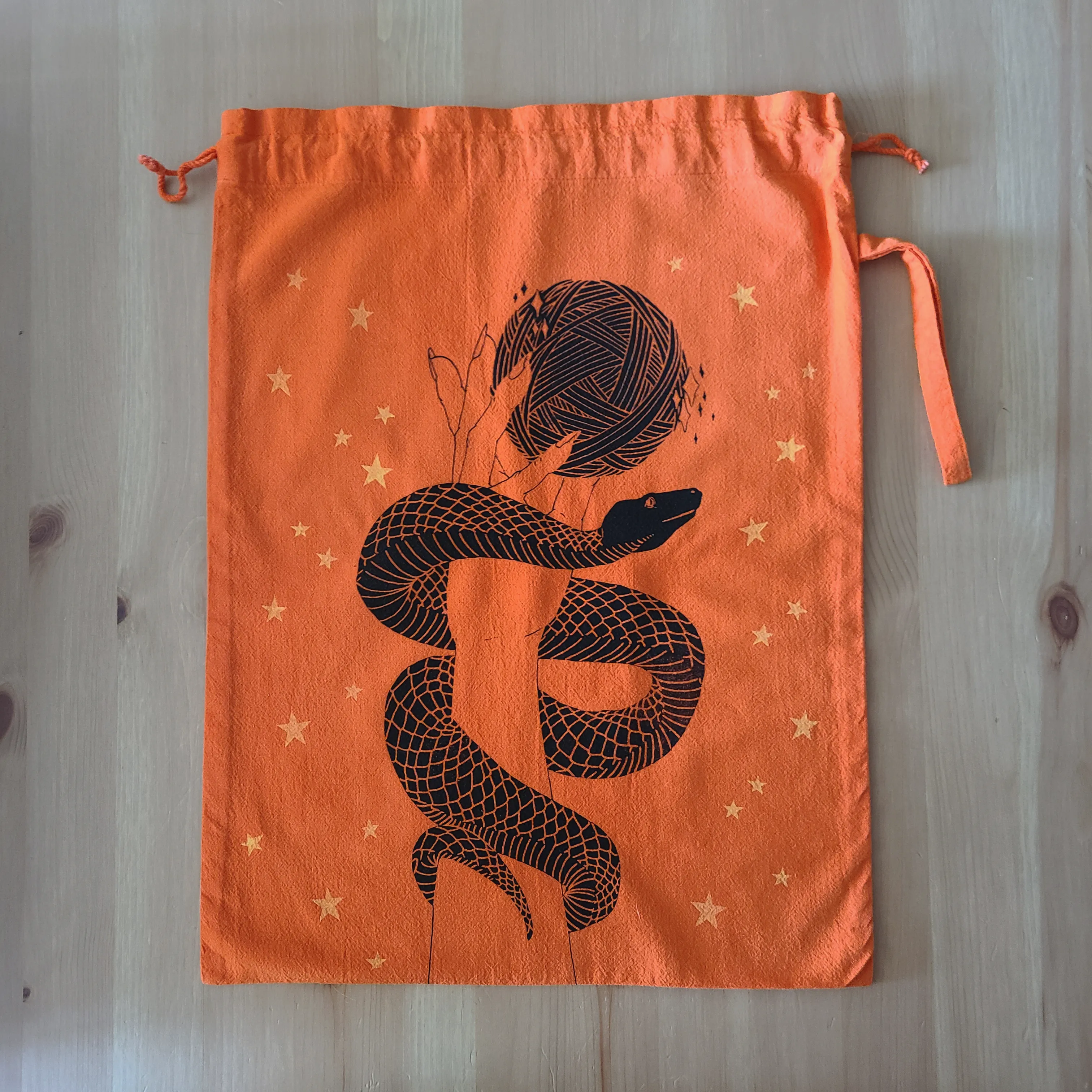 Yarn Snake Project Bag | Dawn Kathryn Studios