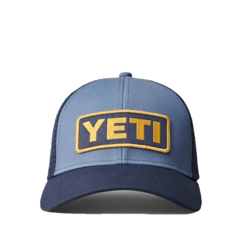 YETI Low-Pro Trucker Hat Navy and Yellow